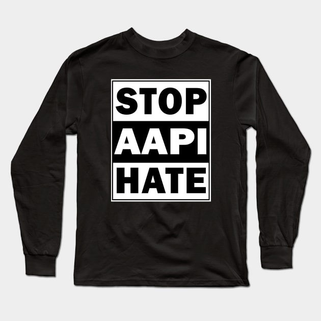 Stop Aapi Hate Long Sleeve T-Shirt by valentinahramov